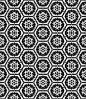 Black and white seamless abstract pattern. Background and backdrop. Grayscale ornamental design. vector