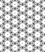 Black and white seamless abstract pattern. Background and backdrop. Grayscale ornamental design. vector