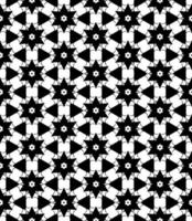 Black and white seamless abstract pattern. Background and backdrop. Grayscale ornamental design. vector