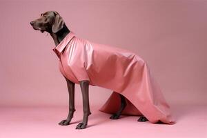 dog in futuristic style photo