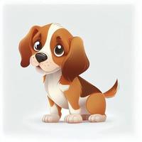 Cute Dog Animal Character Epitome Avatar Mascot Portrait photo