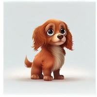 Cute Dog Animal Character Epitome Avatar Mascot Portrait photo