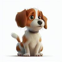 Cute Dog Animal Character Epitome Avatar Mascot Portrait photo