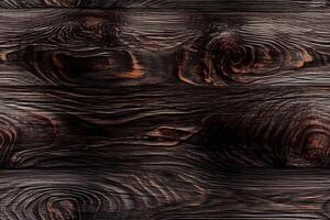 Dark wooden seamless texture backgrounds designed to style your upcoming artwork of interior. Wood 3d illustration. photo