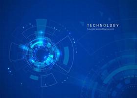 Technology futuristic background. Abstract cyberspace backdrop. Vector illustration