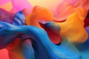 abstract colorful wavy texture photo
