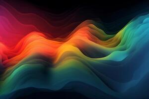 abstract colorful wavy texture photo