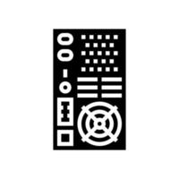 power supply tool work glyph icon vector illustration