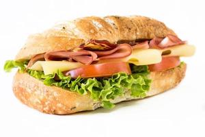 Close up to sandwich photo
