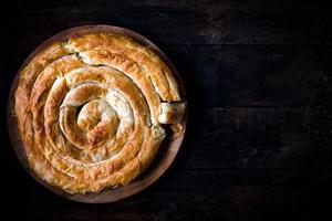 Greek cheese pie photo