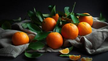 Mandarins background. Illustration photo