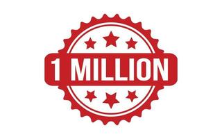 1 Million Rubber Stamp Seal Vector