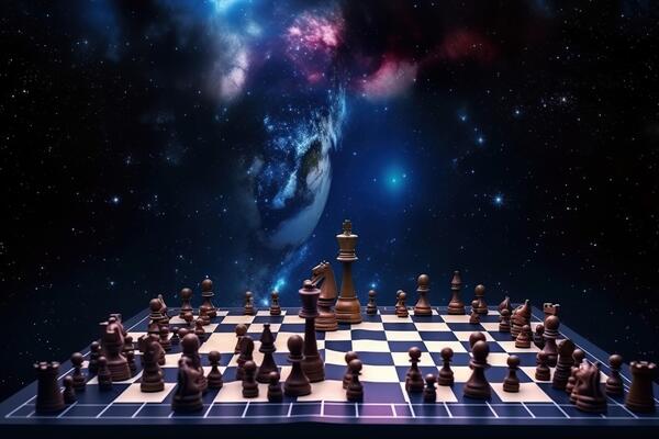 The Game Of Chess Background, Landscape Of Fantasy Photo, 3d Chess Rock, Hd  Photography Photo Background Image And Wallpaper for Free Download