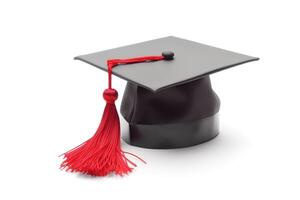 Class of 2023, square academic cap with tassel. . photo