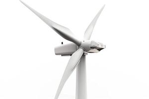 Wind generator on a white background, isolate. . photo