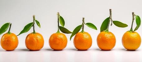 panorama tangerines citrus fruit photo