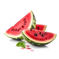 Slices of Food Isolated Image for Mock Up Illustration Still Image White Background with photo