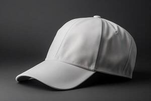 Blank White Hat for Mockup Illustration with photo