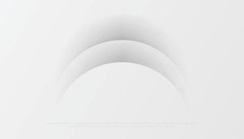 resumen transparente círculos con soltar sombra en blanco fondo, papel cortar estilo. vector ilustración