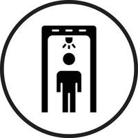 Metal Detector Vector Icon Design