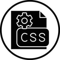 CSS Code Vector Icon Design