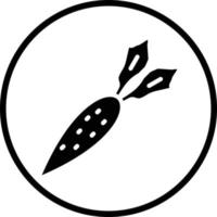 diseño de icono de vector de zanahorias