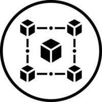 Blockchain Vector Icon Design