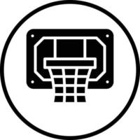 Basketball Hoop Vector Icon Design