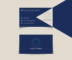 Simple and Professional Business Card Design vector