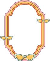 Sunglasses on a Frame Element vector