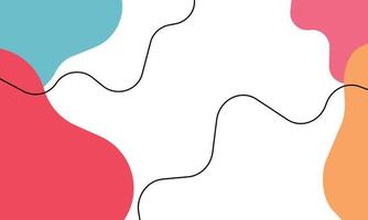 Modern Minimalist Hand-Drawn Bohemian Style Abstract Background vector