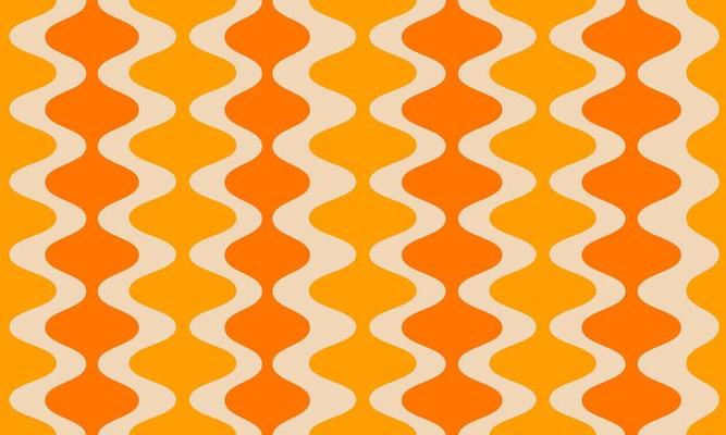 Abstract Vintage Retro Aesthetic Background Wavy Pattern