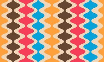 Abstract Vintage Retro Aesthetic Background Vertical Wavy Pattern vector