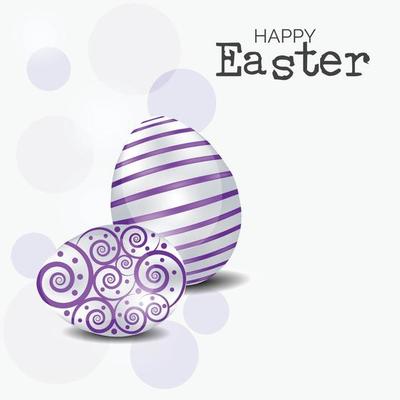 Vector illustration of a Background for Happy Easter.