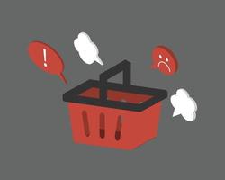 angry customer or Customer frustration is a feeling of frustration a customer experiences as a result of a negative interaction with a company vector
