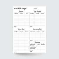 Paycheck Budgeting Worksheet,Paycheck Budget,Paycheck Tracker,Paycheck Printable,Spreadsheet Template,Finance Tracker,Household Budget,Budget Worksheet,Paycheck Planne vector