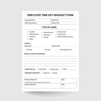 Employee Time Off Request Form,Vacation Request Form,employee time off,Employee Vacation Form,Human Resources Form,hr template,Employee Form vector