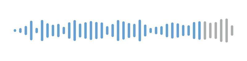 Sound waves message set. Voice audio messages collection. Spectrum noise graphic. Vector isolated illustration