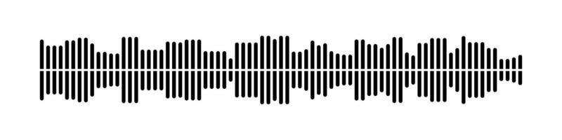 Podcast sound waves collection. voice message for social media app. Equalizer template, sound spectrum. Vector isolated illustration