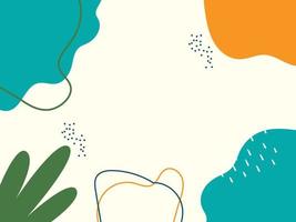 cute abstract doddle background flat design vector