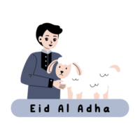 eid Al adha dessin animé personnage png