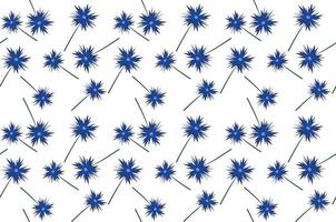 Seamless pattern of cornflowers. vector