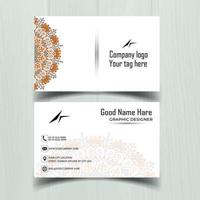 Business card design vector