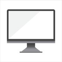 monitor icon, vector, illustration, symbol vector