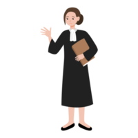 judge cartoon character illustration png