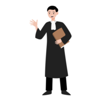 judge cartoon character illustration png