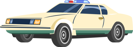 Politie auto PNG grafisch clip art ontwerp