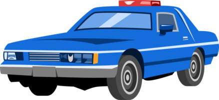 Police car png graphic clipart design