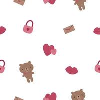 Valentine's day pattern. vector