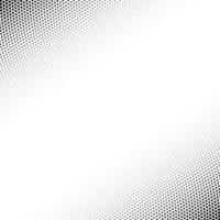 Halftone dotted on square background vector